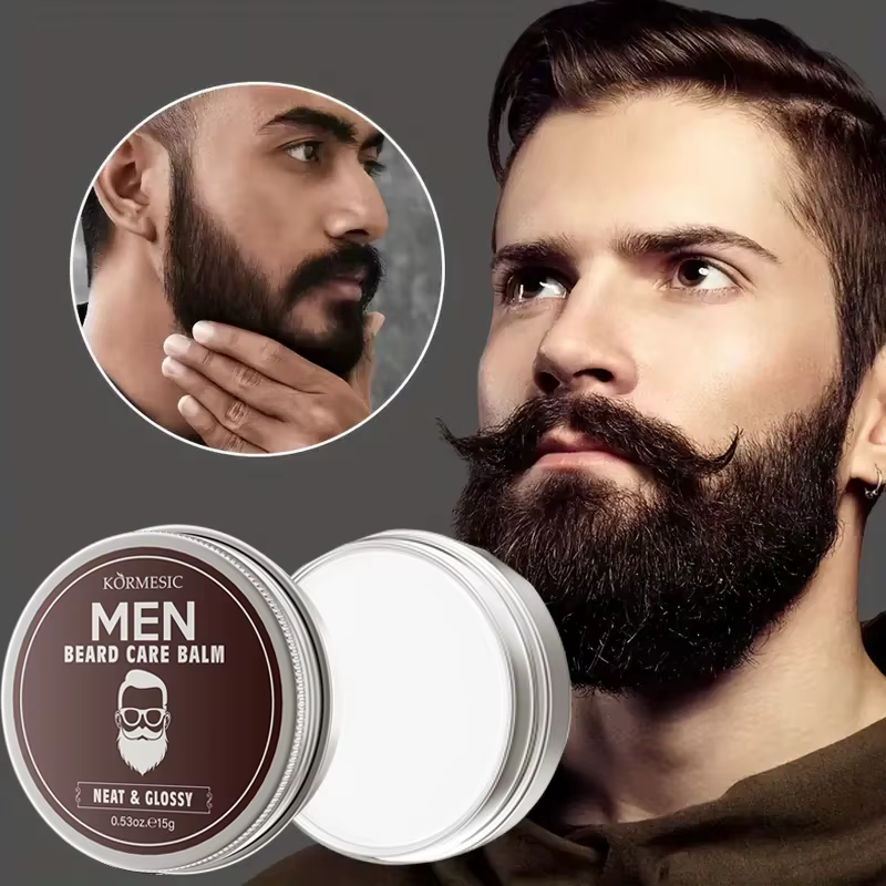 Crème naturelle pour le soin de la barbe, favorise la croissance de la barbe, plus longue, plus épai
