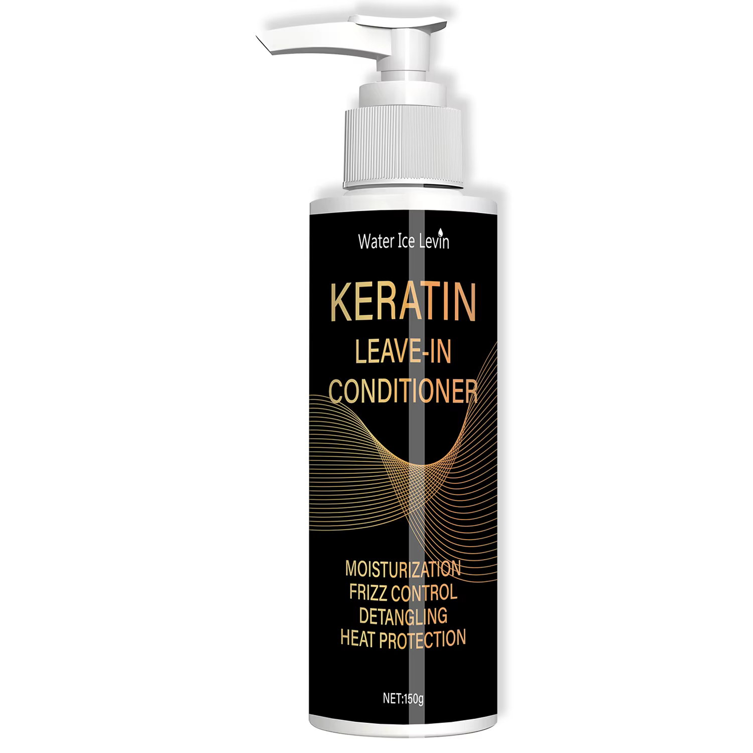 Après-Shampoing Kératine & Huile de Coco - Hydratation, Anti-Frisottis, Protection Thermique - Démêl
