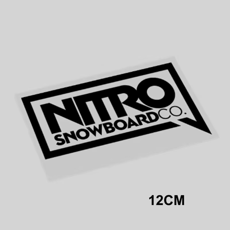 Autocollant imperméable réfléchissant pour Snowboard en plein air, autocollant de ski ajouré pour vo