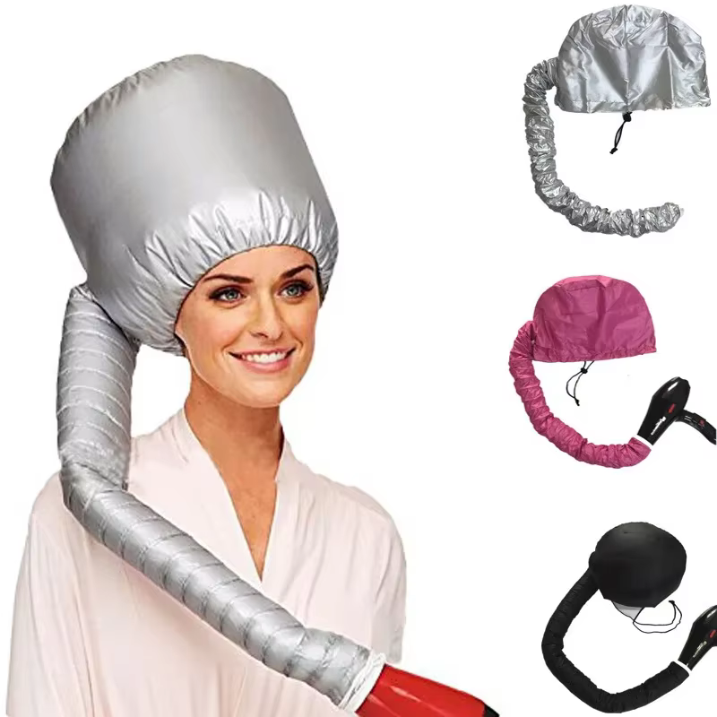 Bonnet de séchage de cheveux Portable Gorro Secador Touca Difusora vapeur séchage rapide huile cuite