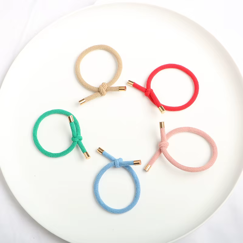 50 pièces corde à cheveux élastique fille tête corde cheveux accessoires bandeau élastique élastique