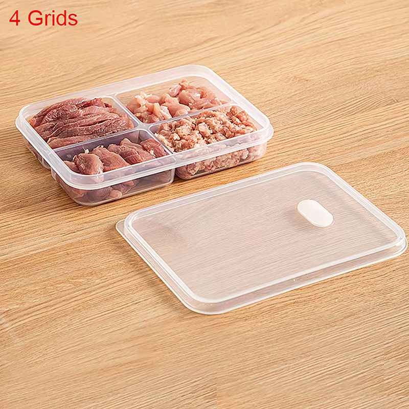 Boîte de conservation alimentaire en plastique pour congélateur, boîte hermétique pour réfrigérateur