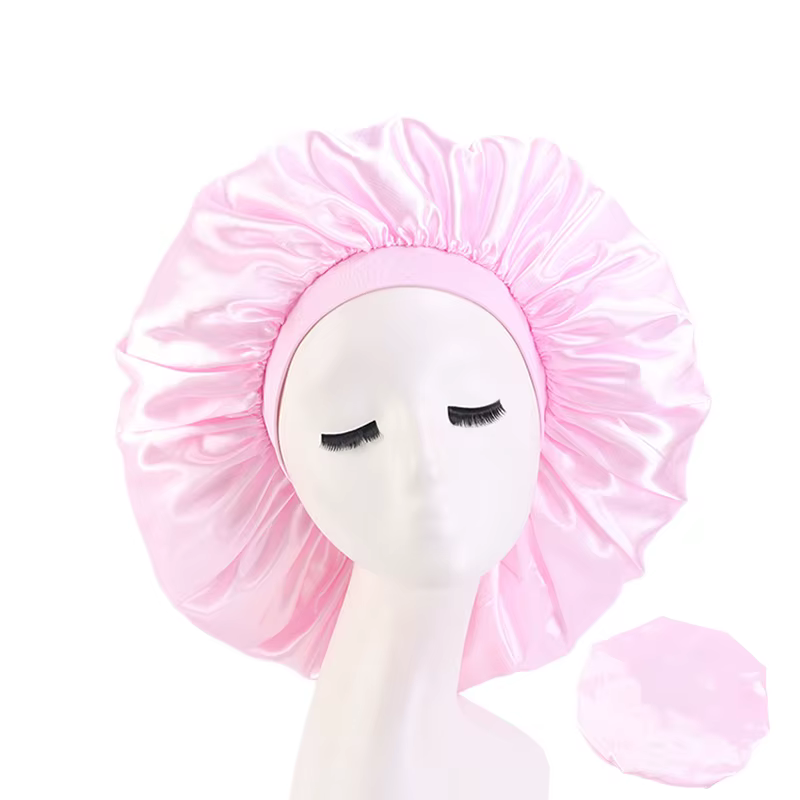 Bonnet de nuit en Satin Extra Large pour femmes, Bonnet soyeux, casquette quotidienne, protection du