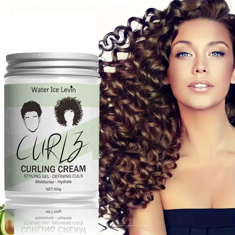 Curry Curly Cream Styling Hair Mask - Soins et hydratants pour cheveux - Composé d'eau, Hydratant et