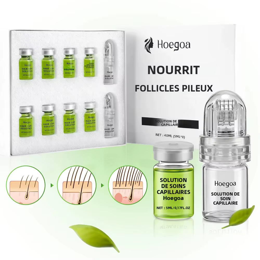 Sérum capillaire essentiel 1/2/3 boîtes pour renforcer les racines, réduire la chute, prévenir la ca