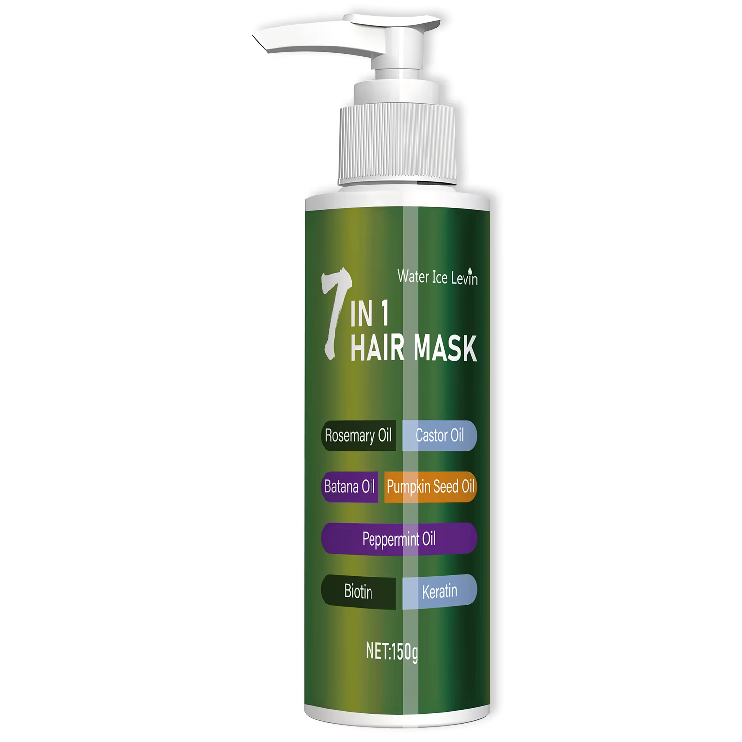 Masque capillaire de soin profond 7 en 1 pour empêcher la casse et adoucit les cheveux secs, riche d