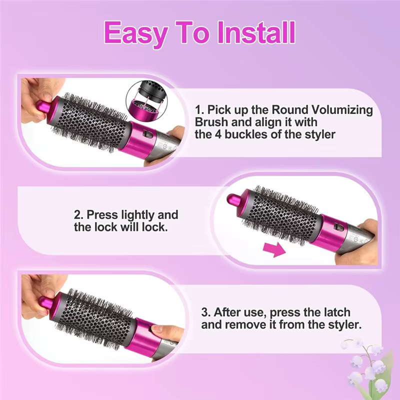 Accessoires de brosse volumisante ronde améliorés et petites brosses rondes pour les modèles Dyson A