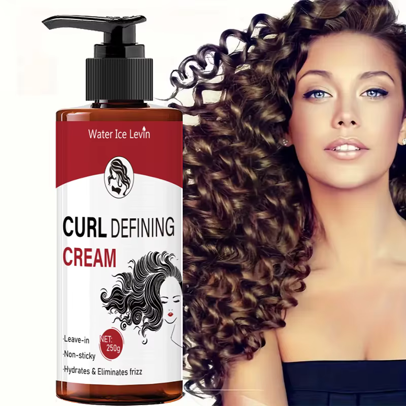 Crème coiffante pour cheveux bouclés - Crème coiffante sans lavage, Vagues bouclées et crépues - Amé