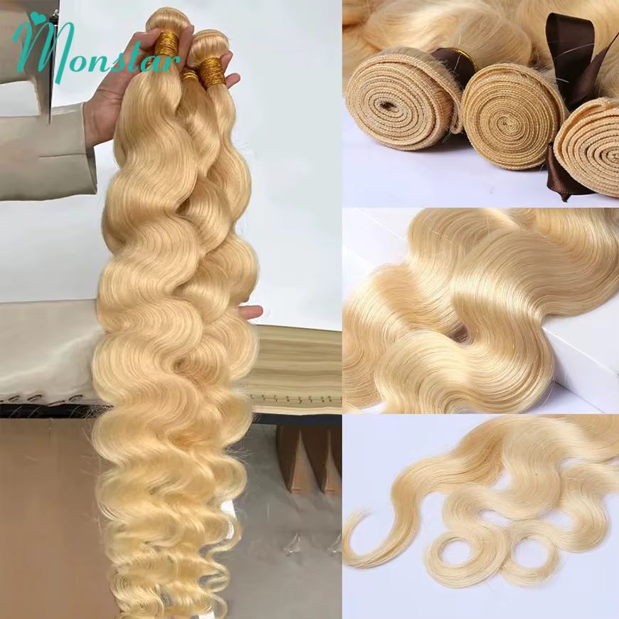 Tissage en lot péruvien Remy Body Wave, extensions de cheveux humains bruts, trame pouvant être tein