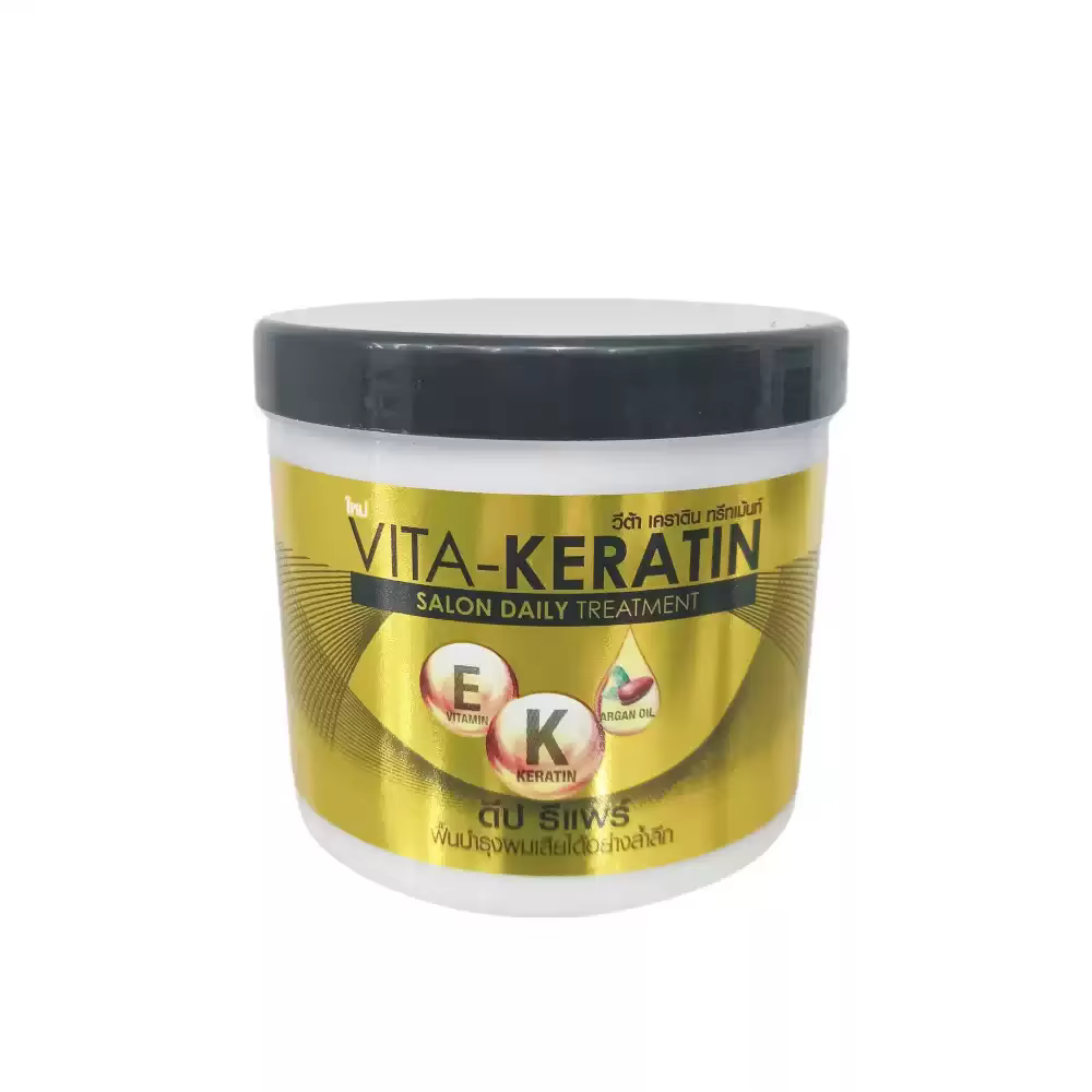 Traitement capillaire thaïlandais Vita, après-shampoing et masque à la kératine 250 ml, restaure les
