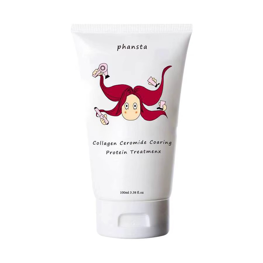 Masque capillaire au collagène, traitement des protéines, shampoing pour tête et épaules, après-sham
