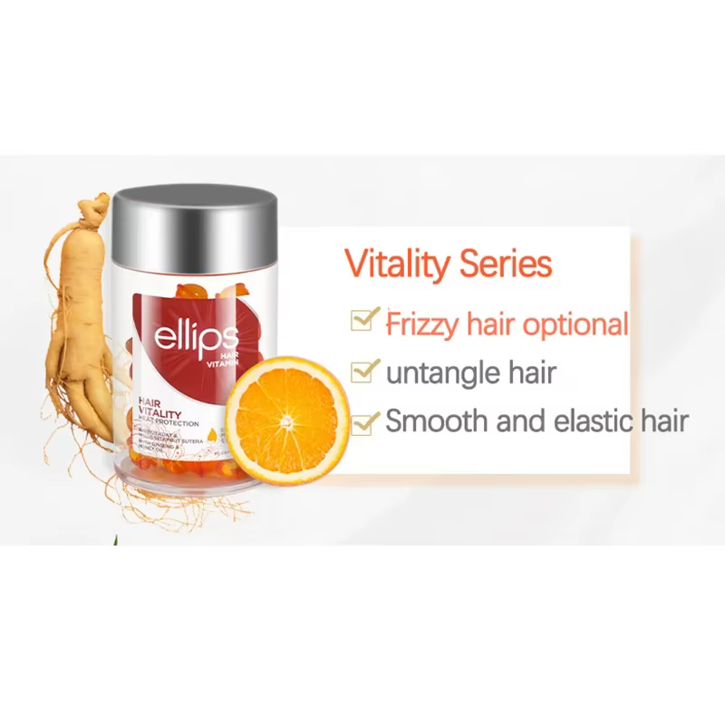 Huile complexe de vitamine KerBrian pour cheveux abîmés, masque pour cheveux lisses et soyeux, sérum