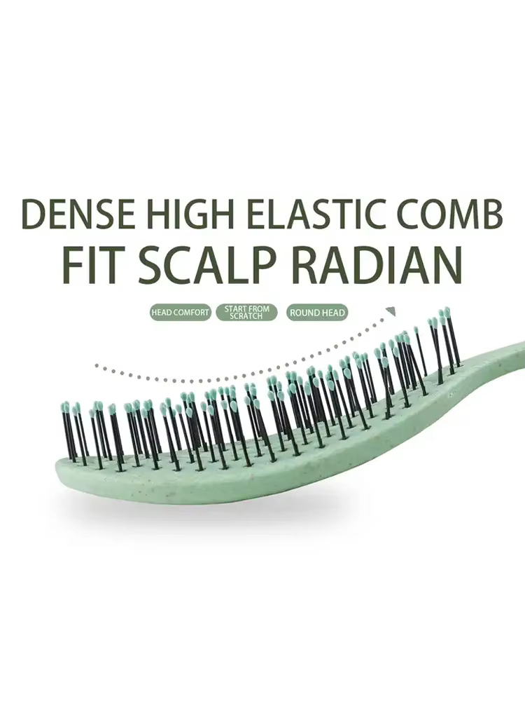Peigne de Massage des cheveux, brosse à cheveux en Nylon, brosse à cheveux bouclée démêlante pour Sa