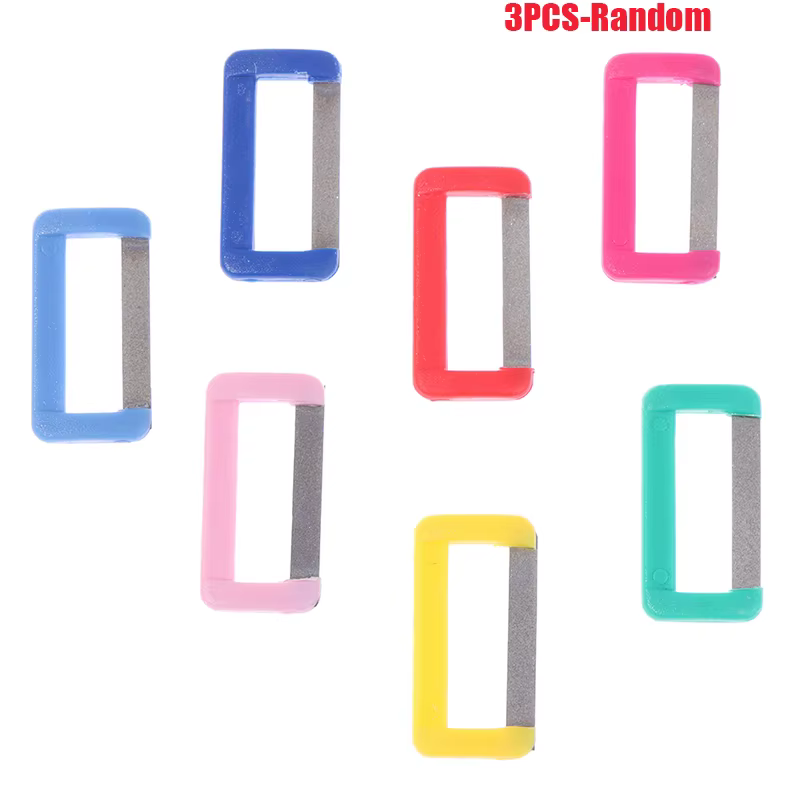 Kit d'orthodontie dentaire IPR, bandes de réduction intermulticolores alternatives, polissage dentai