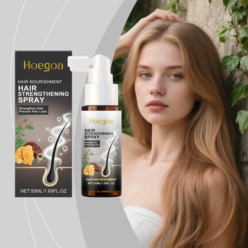Spray hydratant pour cheveux Hoegoa, soin doux pour les mèches sèches, rafraîchissant, délicat, liss