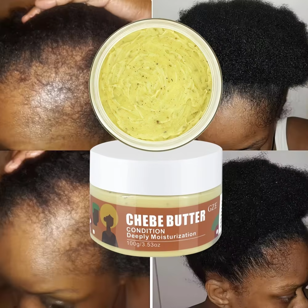 GZE Chebe beurre condition hydratant en profondeur réparation de la croissance des cheveux cheveux e