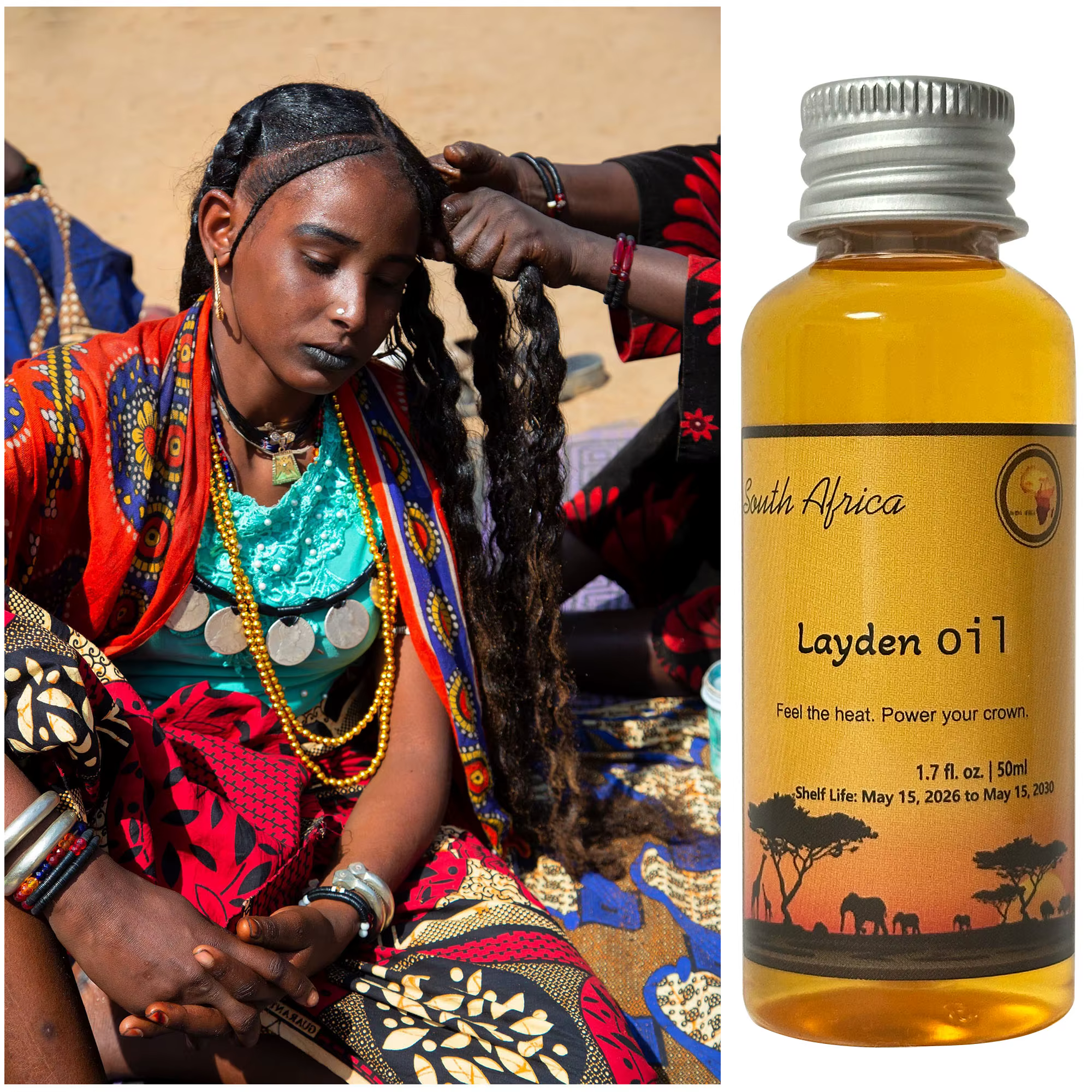 One Touch to Gorgeous with African Traditionally Cold-PMurcia Layden Nourish 173, Scalp and Hair Roo