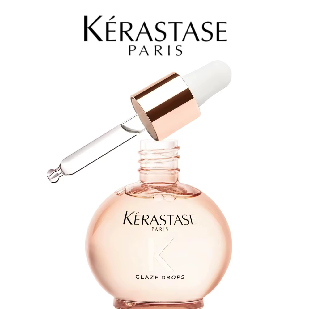 Kerastase Gloss Absolu Glaze Gouttes Huile légère à haute brillance 45 ml, sérum capillaire original