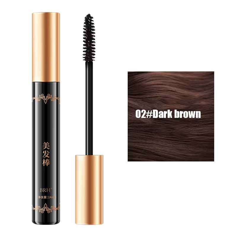Stylo capillaire jetable pour couvrir les cheveux gris, toner temporaire pour cheveux noirs naturels