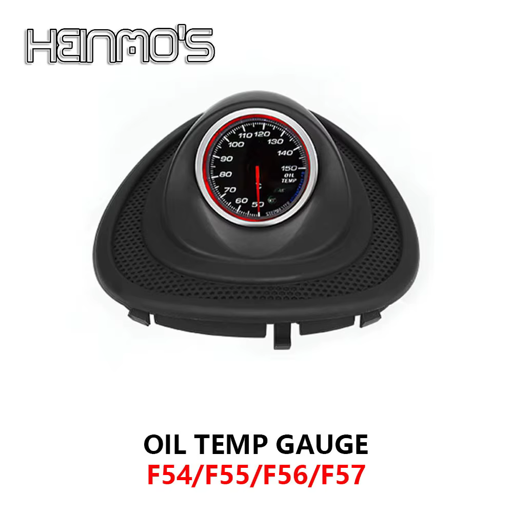 Jauge de température d'huile de sortie d'air de tableau de bord de voiture pour Mini Cooper F55 F56,