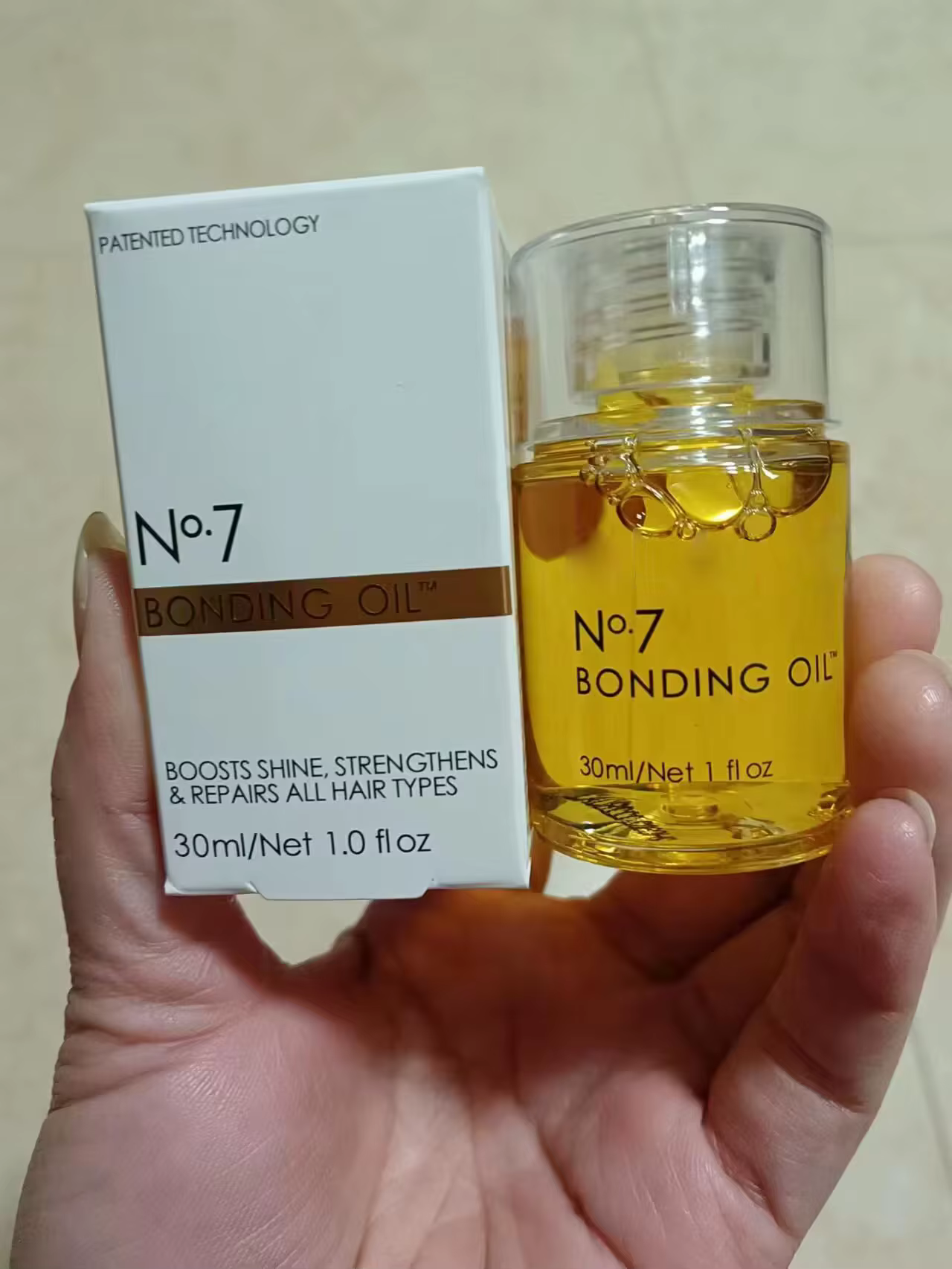 30 ml n° 7 huiles de liaison, soins capillaires, réparation, après-shampooing, huile essentielle end