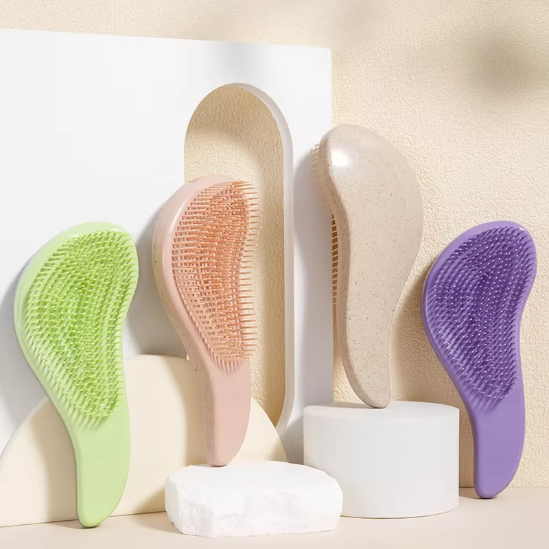 Brosse à cheveux démêlante magique, 1 pièce, paille de blé douce, peigne de Massage du cuir chevelu,