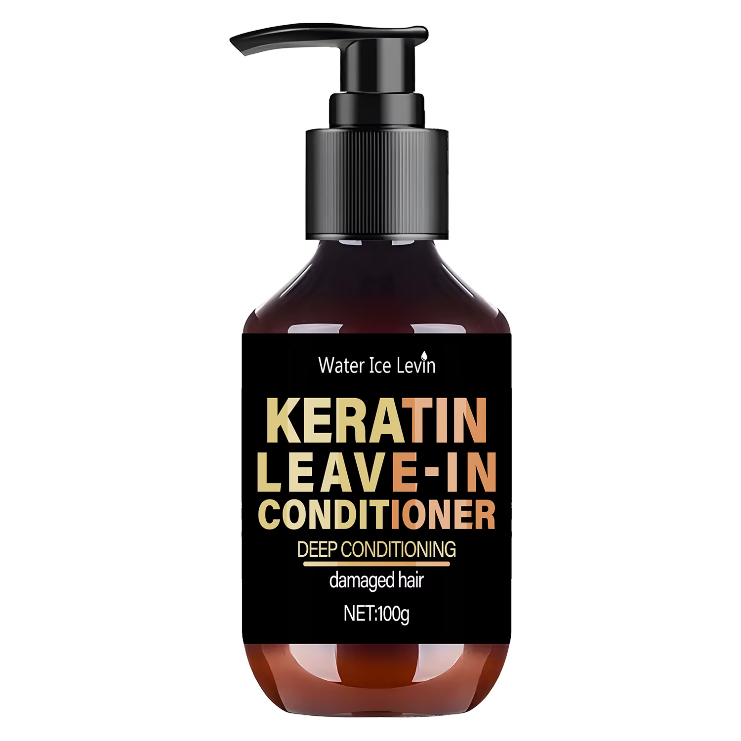Après-shampooing sans rinçage à la kératine avec biotine et collagène – répare les cheveux endommagé