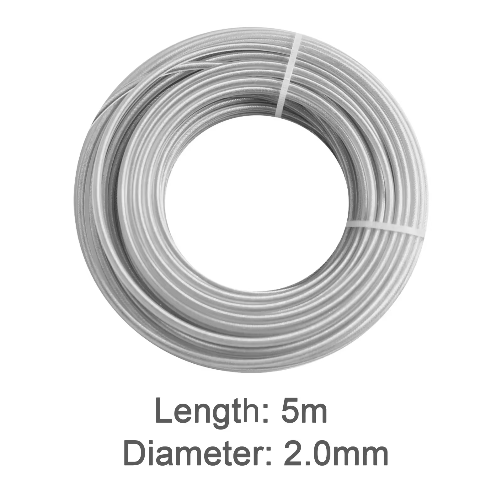5m/10m/15m * 2.4mm/2.7mm/3mm/4mm ligne de coupe gazon fil de Nylon débroussailleuse corde acier coup