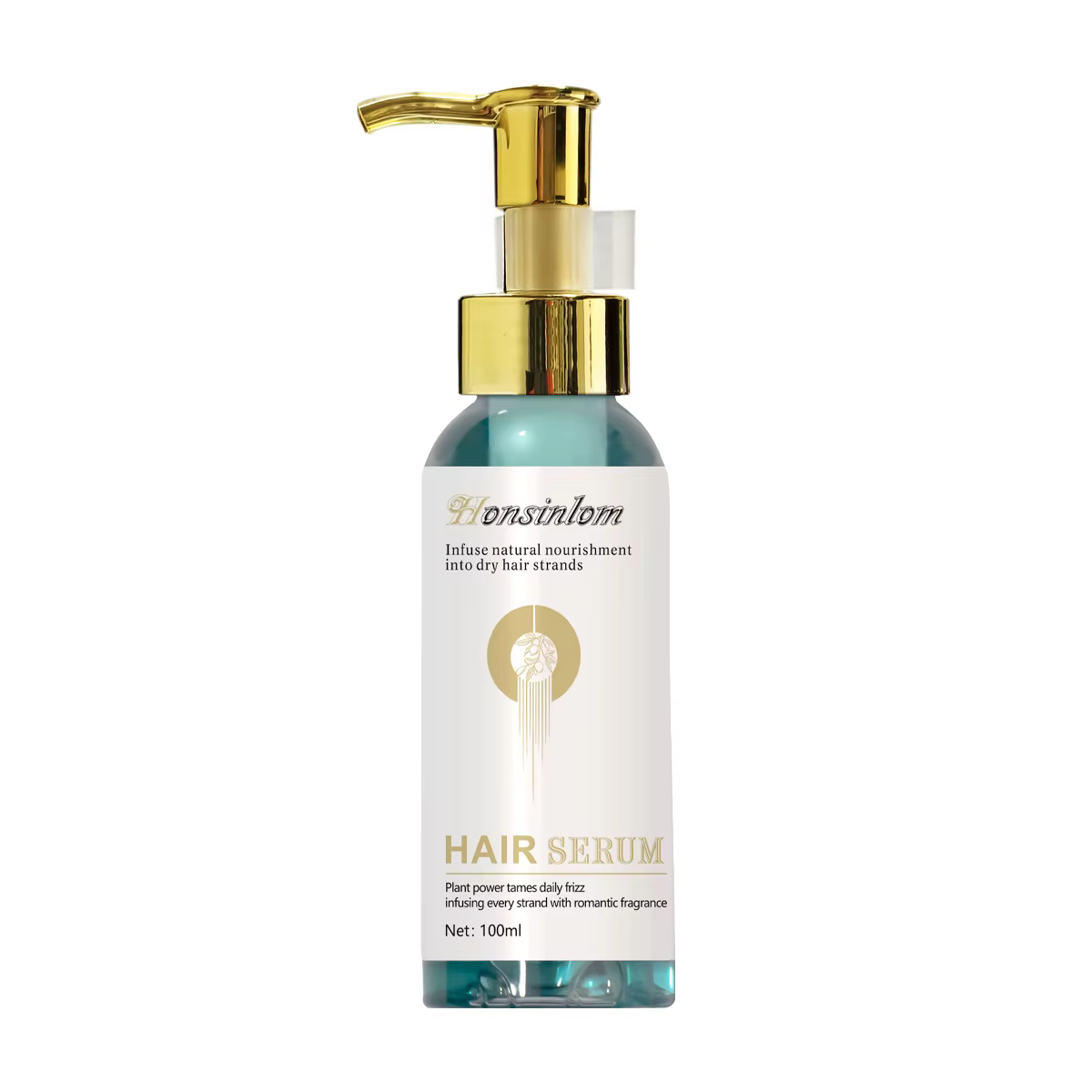 Sérum capillaire anti-frisottis Honsinlom 100ml, huile capillaire sans rinçage, répare les cheveux s