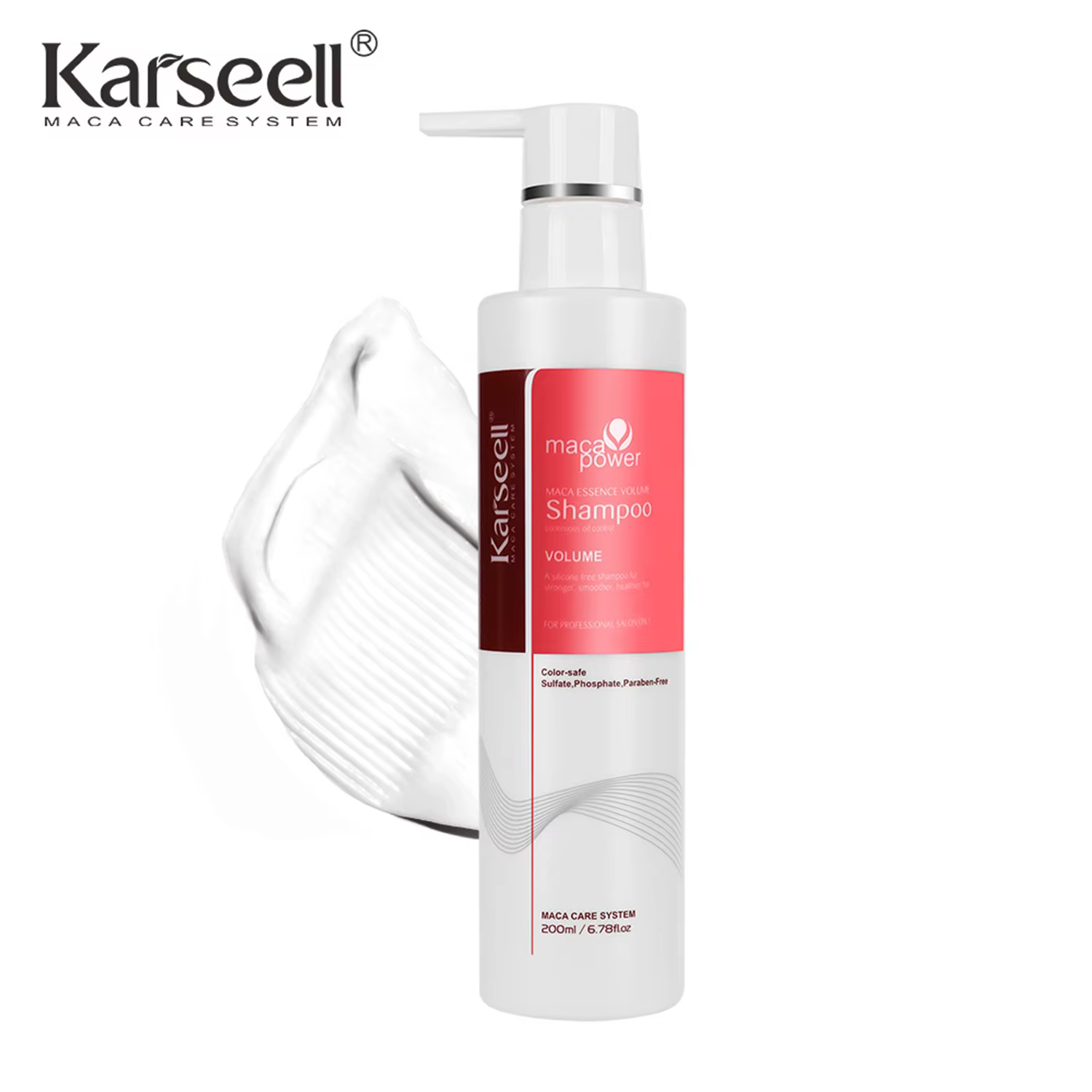Original Karseell Volume shampooing et revitalisant huile d'argan hydratant lisse laisser dans la cr