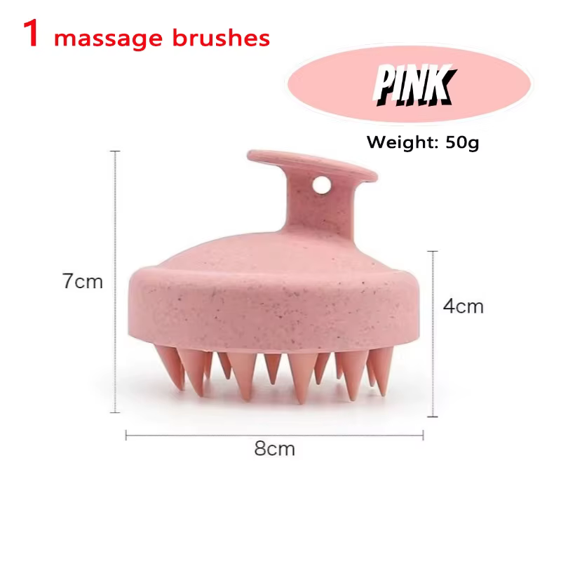 Brosse à shampoing en Silicone, peigne de Massage du cuir chevelu, peigne de lavage des cheveux, bro