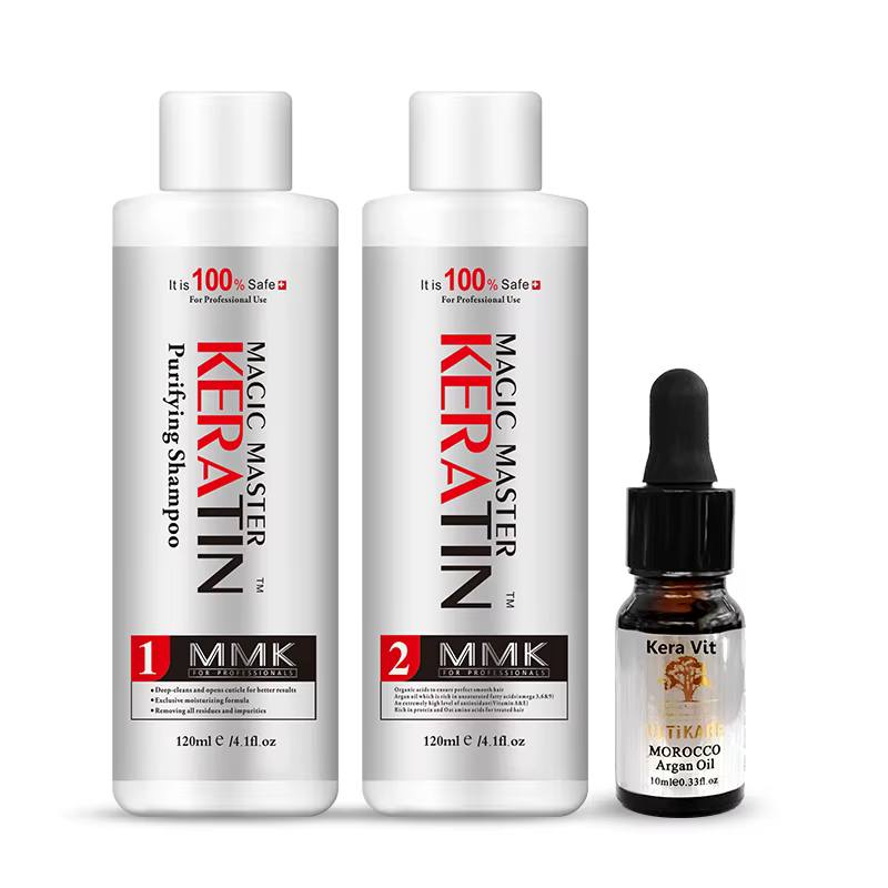 Kératine professionnelle odeur de noix de coco sans formaline 120ml traitement capillaire à la kérat