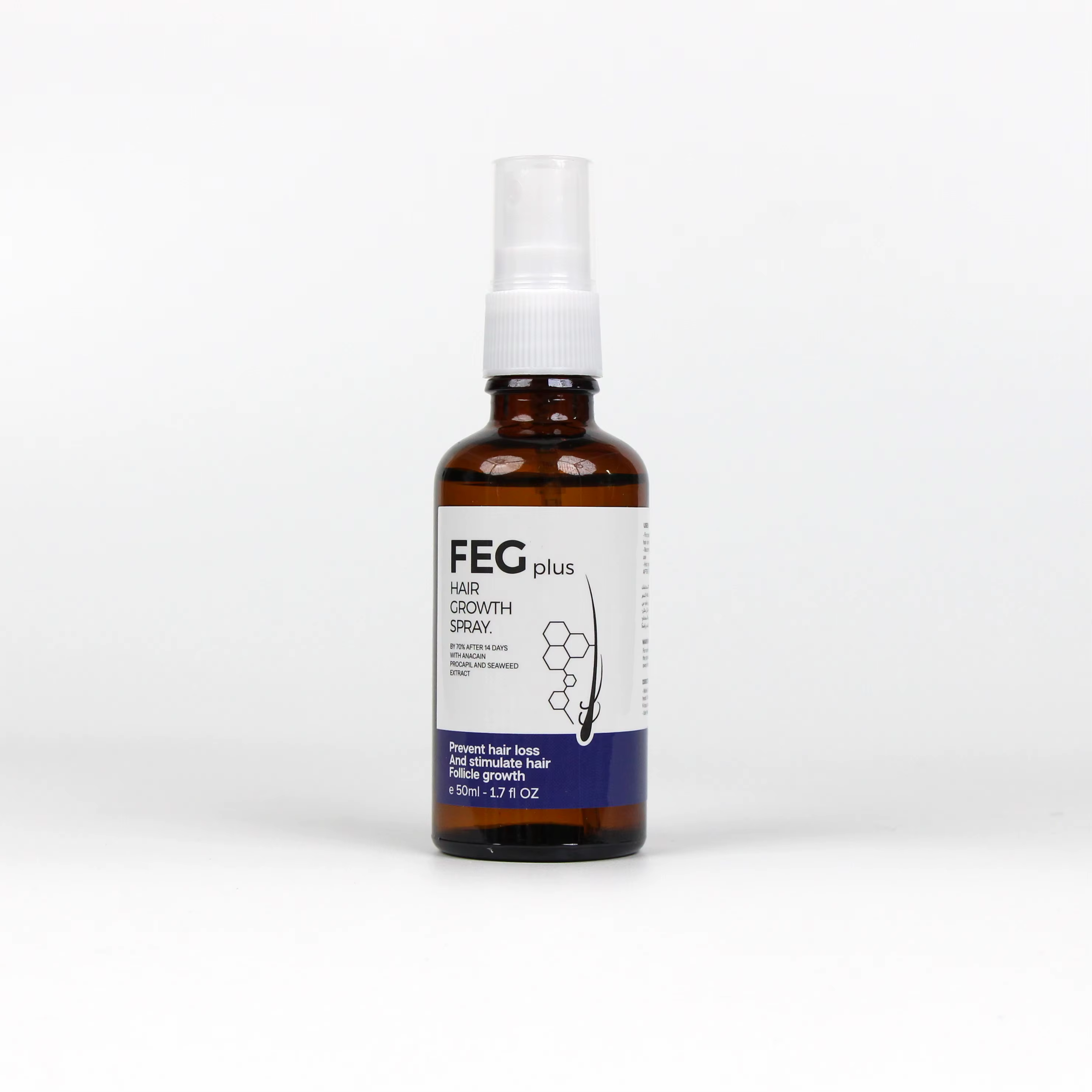 Spray capillaire FEG Plus, spray de soin capillaire axé sur la santé des cheveux, qui apporte des ch