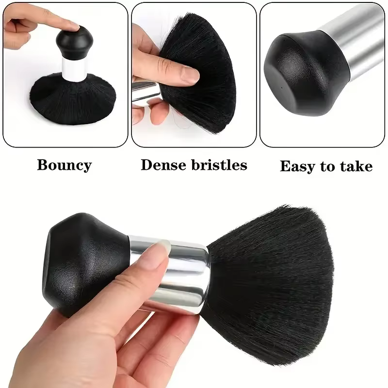 Coiffure brosse douce noir coiffure balayage cou nettoyage des cheveux Duster coupe de cheveux annea
