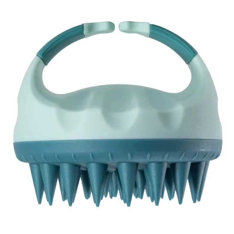 Brosse de massage du cuir chevelu, brosse exfoliante du cuir chevelu avec poils en silicone doux, ma