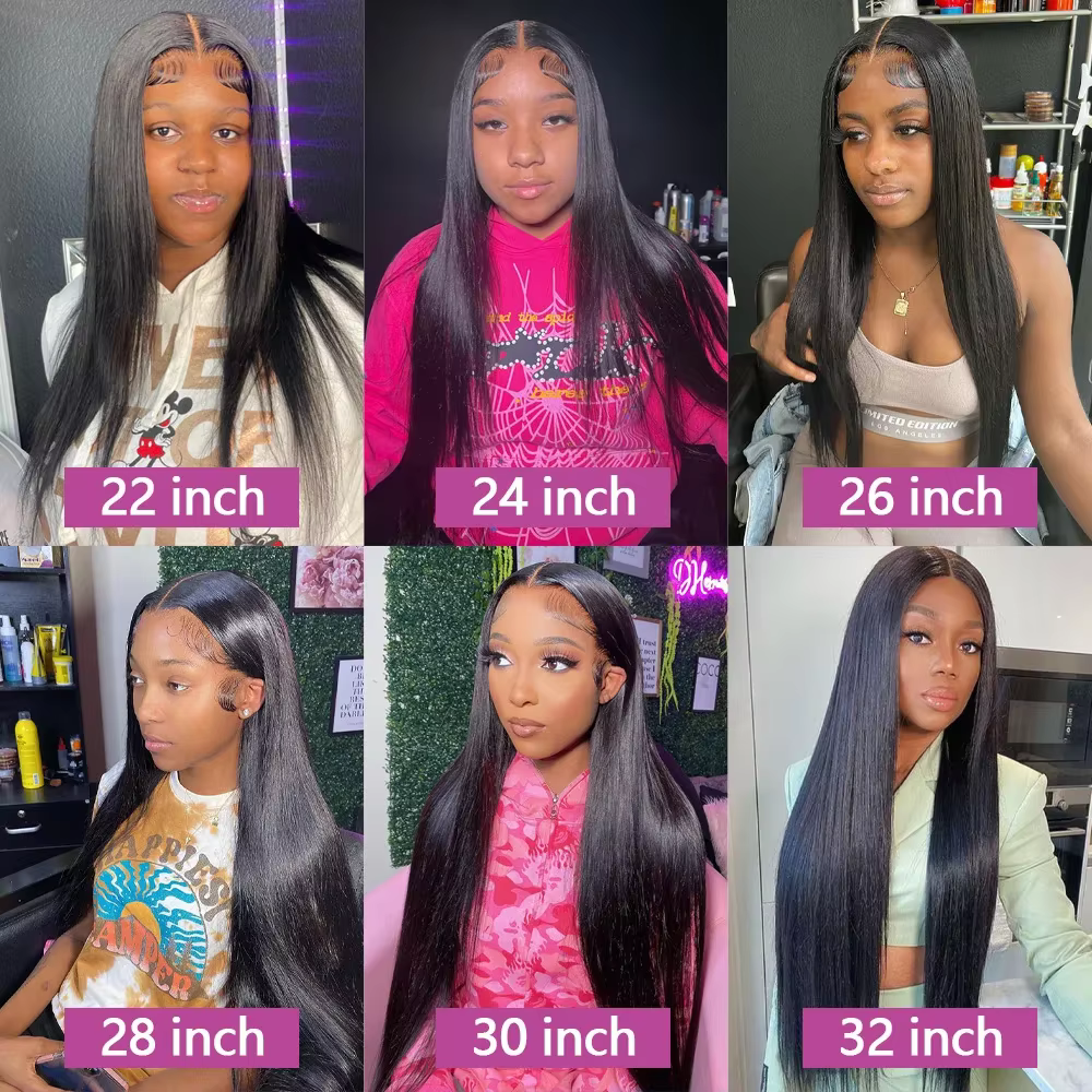 Queenlike 38 40 pouces paquets de cheveux humains droits 12A cheveux bruts brésiliens 1/3/4 paquets