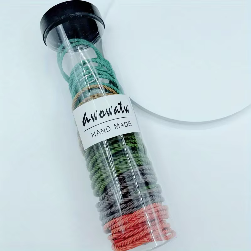 Anneaux de cheveux élastiques sans couture, 100 pièces, attaches simples assorties avec tout, anneau