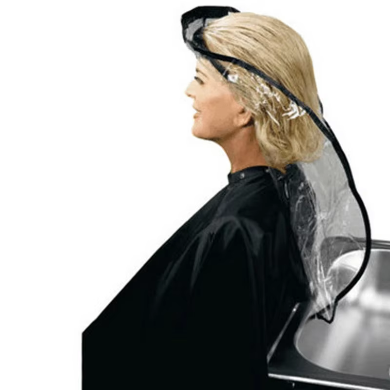 Shampoing entonnoir de soins capillaires, huilé, embauà l'huile, protection des épaules, outils de c
