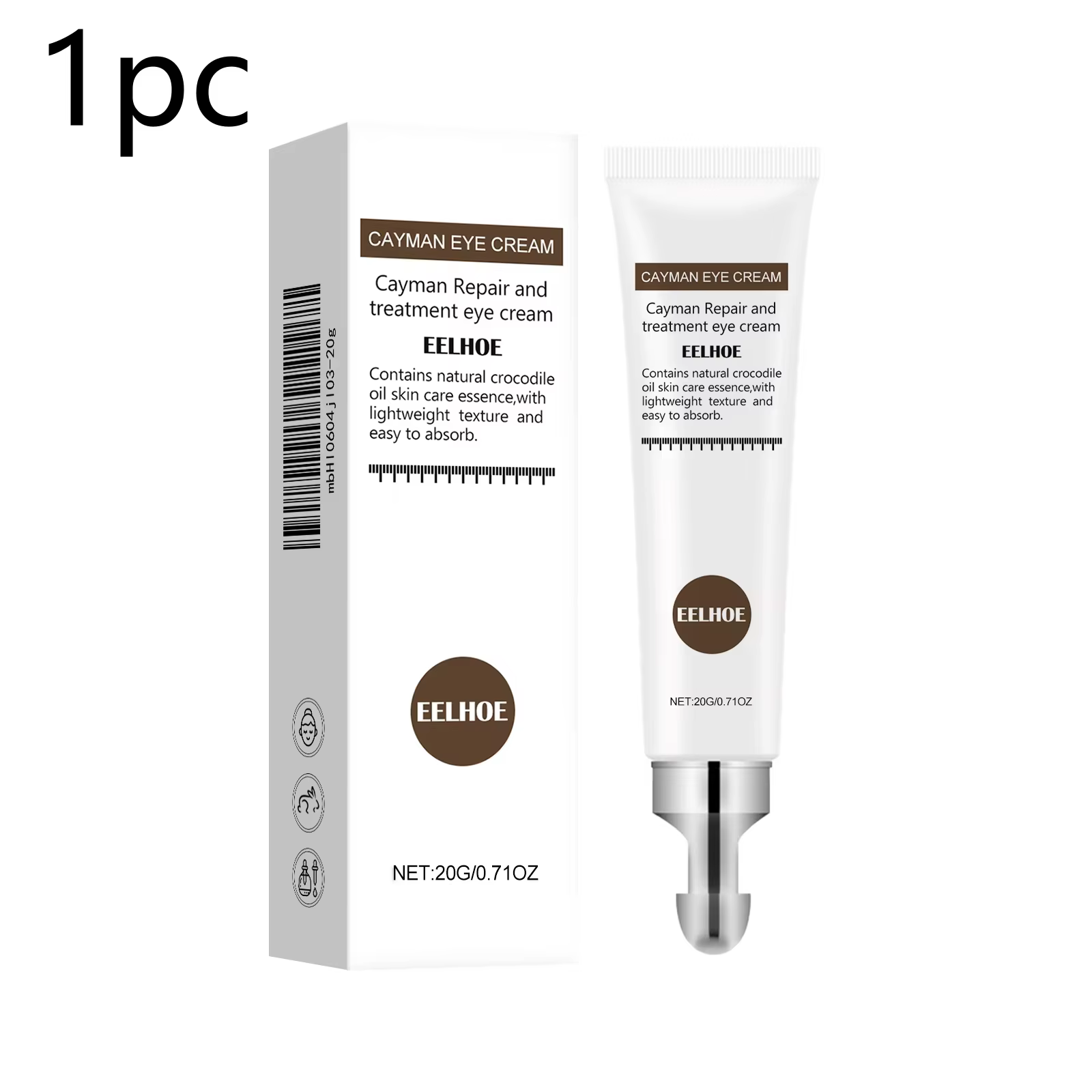 Crème pour les yeux à l'huile de jojoba, anti-rides, anti-âge, élimine les cernes, soin des yeux con