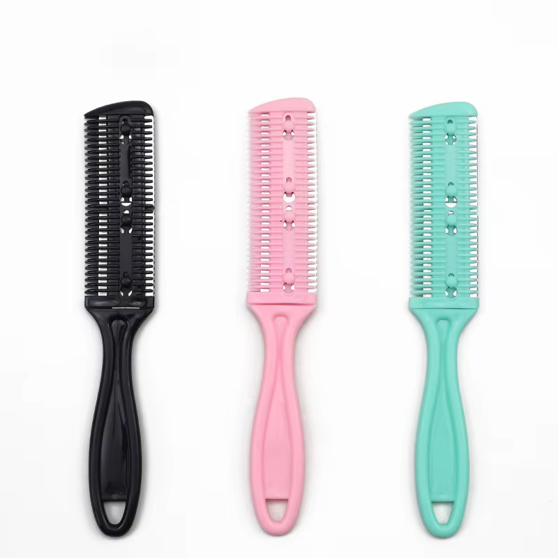 Peigne de coupe de cheveux amincissant Double face, peigne de rasoir double face, utilisé pour coiff