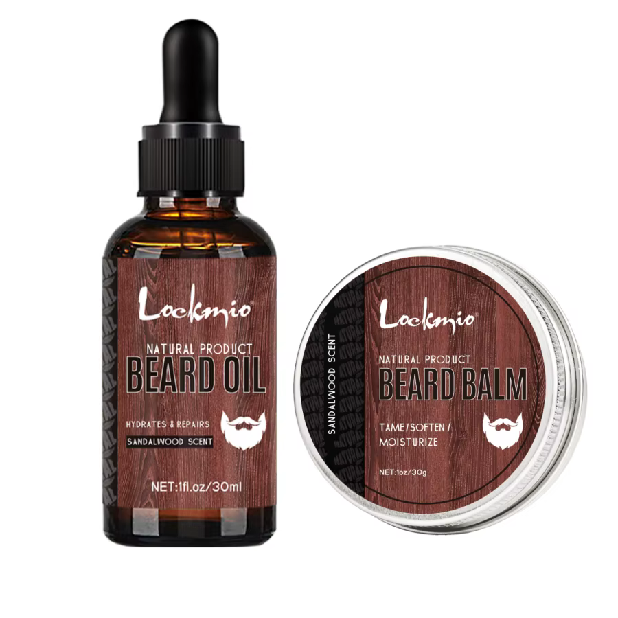 Baume à barbe et huile crème d'essence pour définir les moustaches favorise la barbe huile de croiss