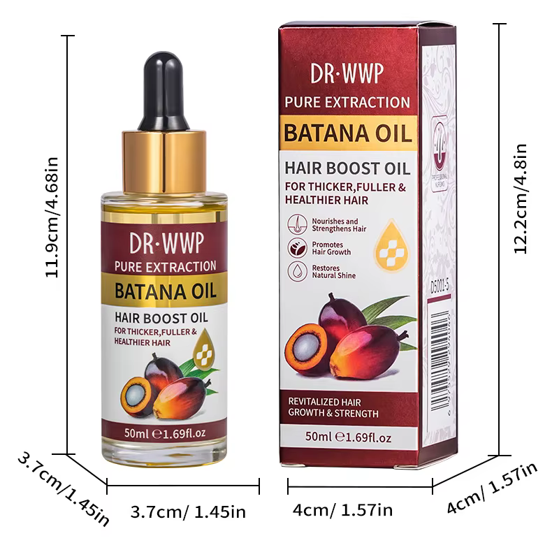 Ensemble shampoing et revitalisant à l'huile de Batana de 500 ml pour un soin hydratant, adoucissant