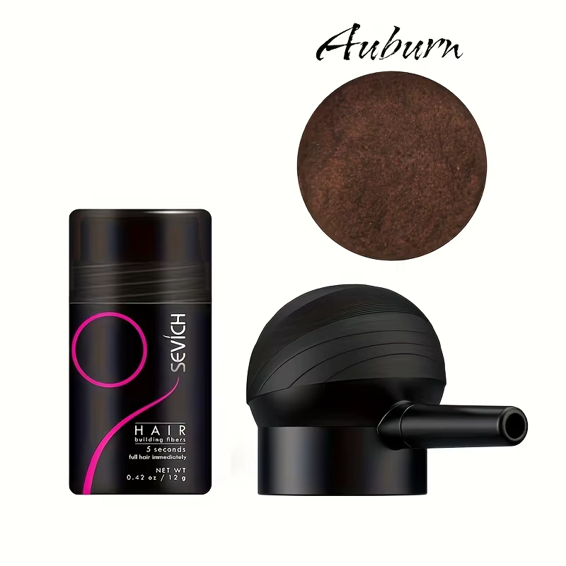 Applicateur de kératine en poudre pour la repousse des cheveux, 10 couleurs, Fiber de renforcement d
