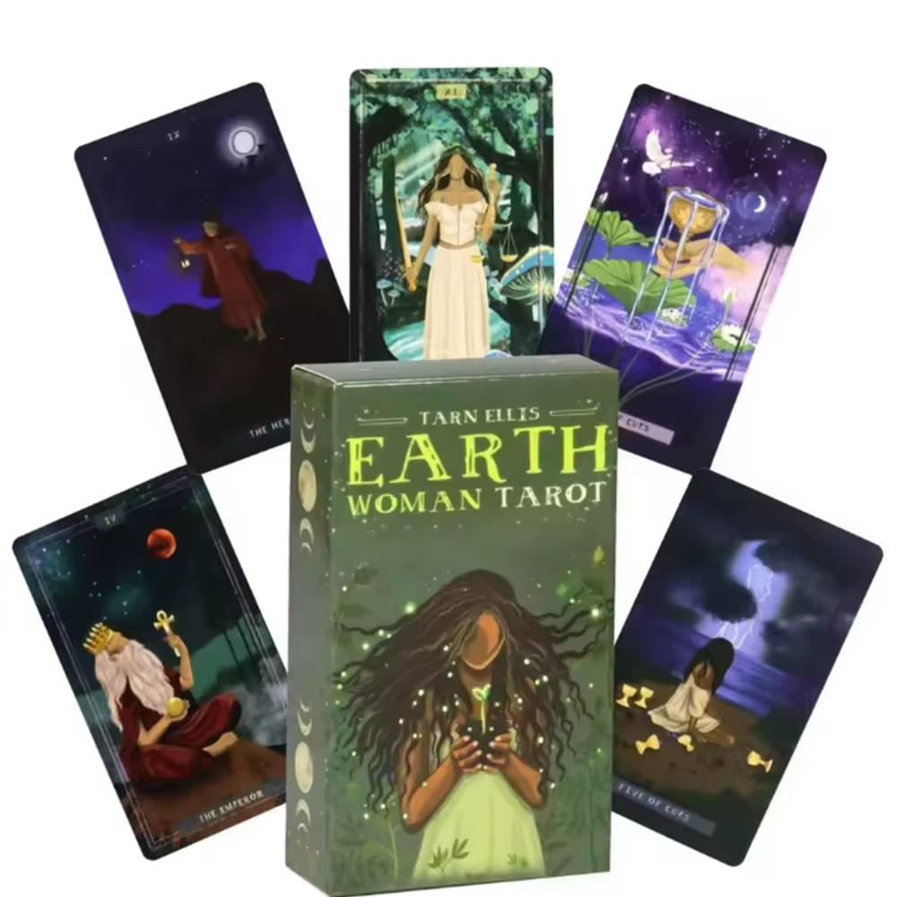 Terre femme Tarot Deck 78 pièces cartes Tarot nourrir votre intuition et célébrer la sagesse de la m