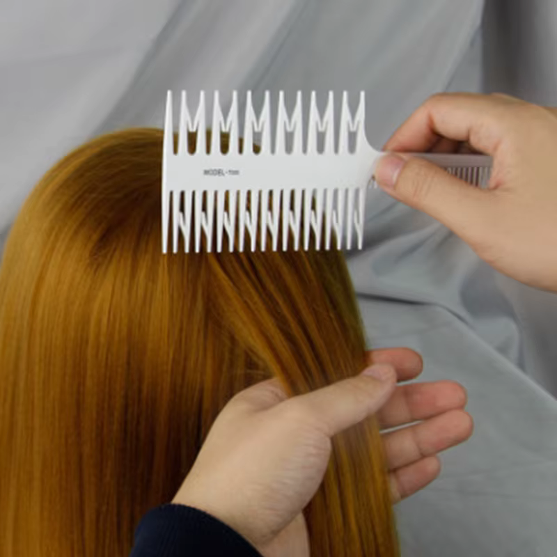 Peigne à cheveux teinture des cheveux mettre en évidence brosse à cheveux os de poisson queue de Rat