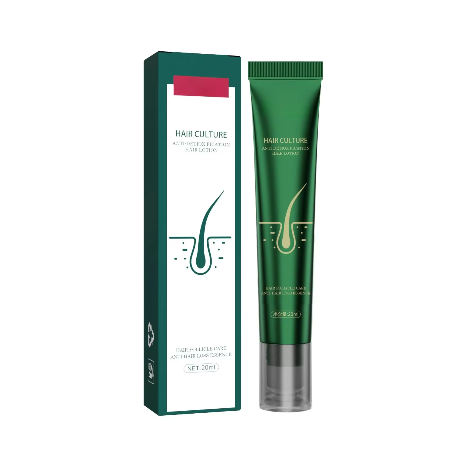 Huile essentielle de soin capillaire au gingembre naturel, Solution nutritionnelle pour la Protectio