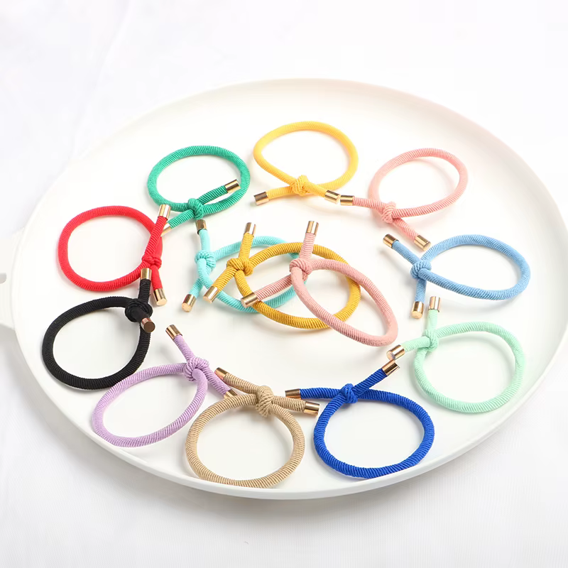 50 pièces corde à cheveux élastique fille tête corde cheveux accessoires bandeau élastique élastique