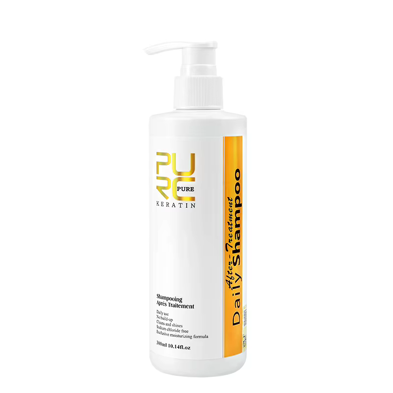 PURC Shampoing Quotidien Traitement de Nettoyage du Cuir chevelu Shampooing Post-Astraightenant à la