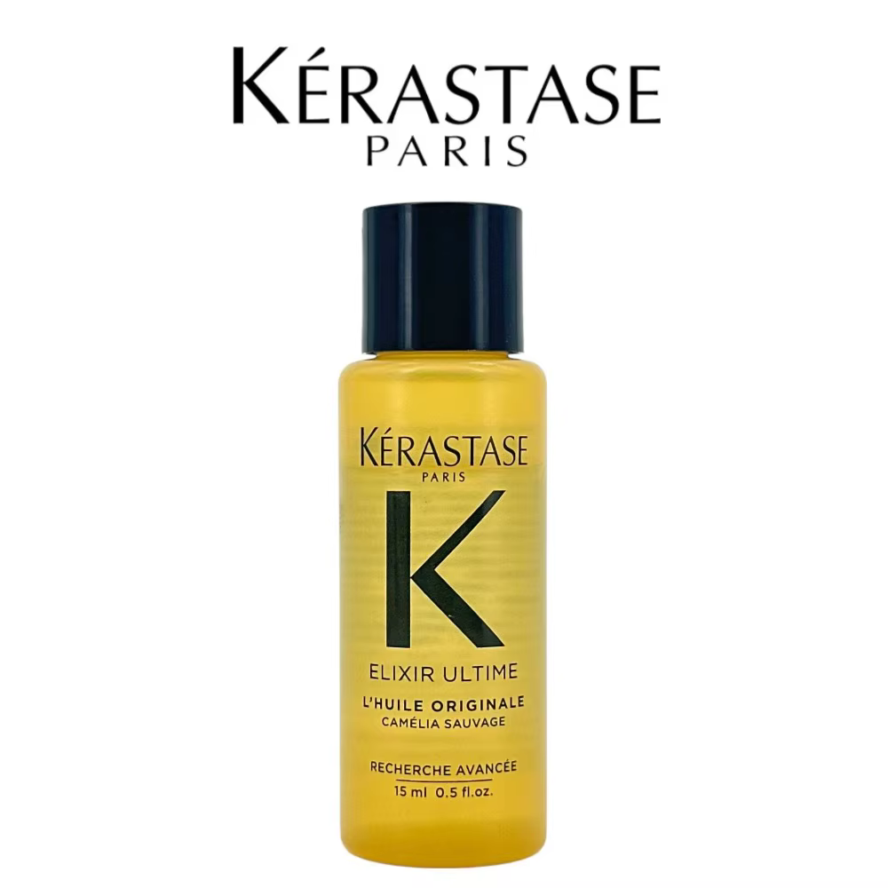 Kerastase Elixir Ultime huile capillaire camélia 15 ml, sérum capillaire original pour femmes/hommes
