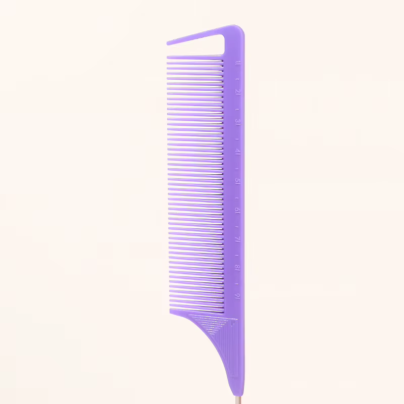 Peigne à taquiner triple, 3 pièces, peigne à queue de souris, brossage des bords, ensemble d'outils
